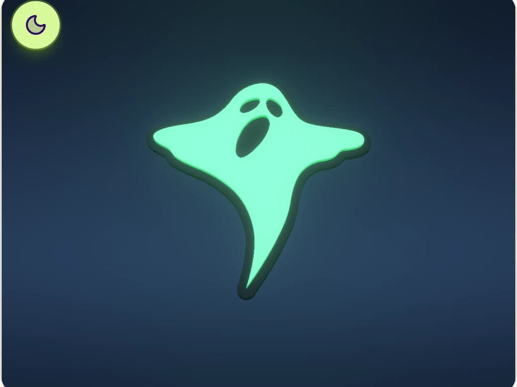 Figura glow de Halloween