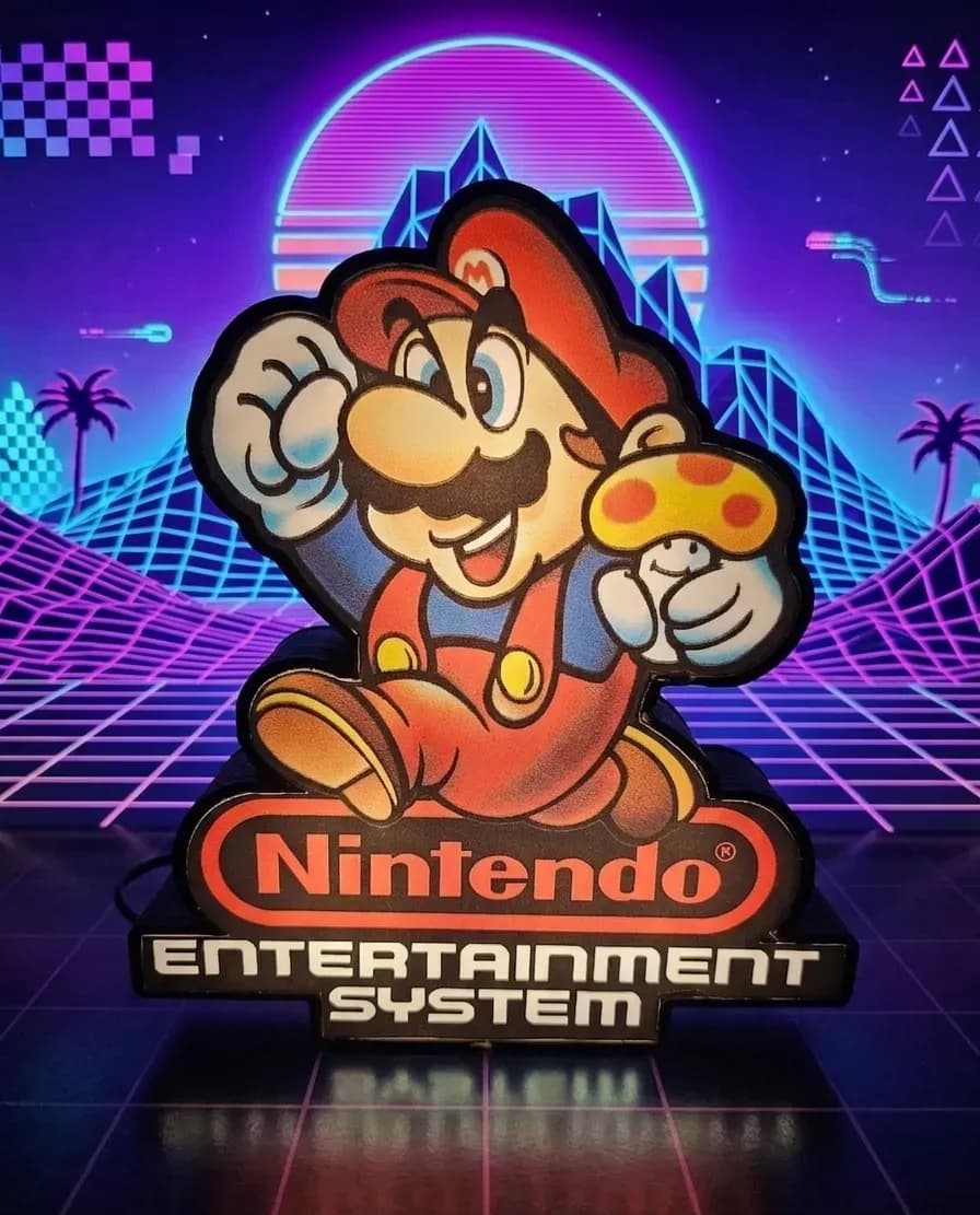 Lámpara LED retro de Mario - Nintendo NES